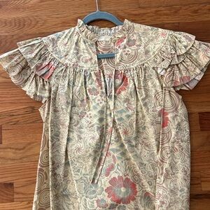Ulla Johnson Multicolor Floral Blouse